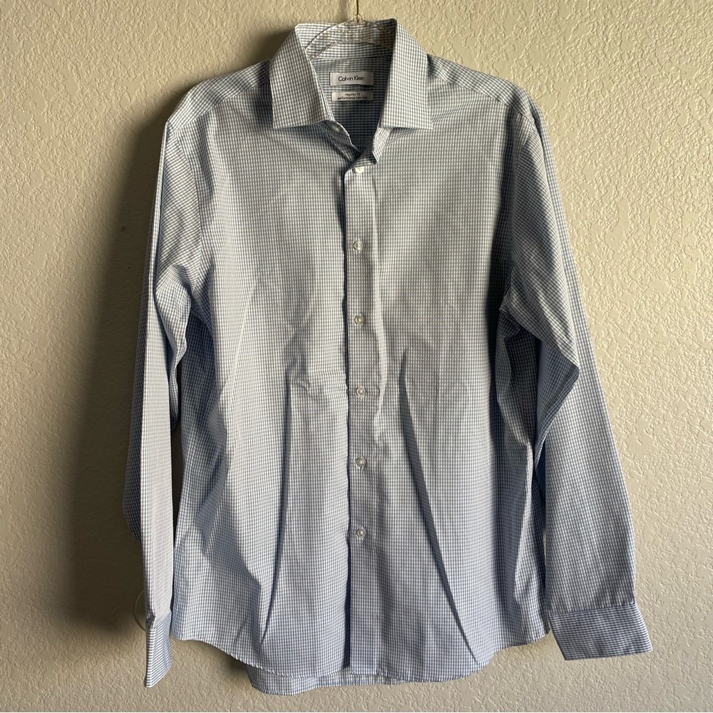 Calvin Klein Regular Fit Dress Shirt 15.5 34/35